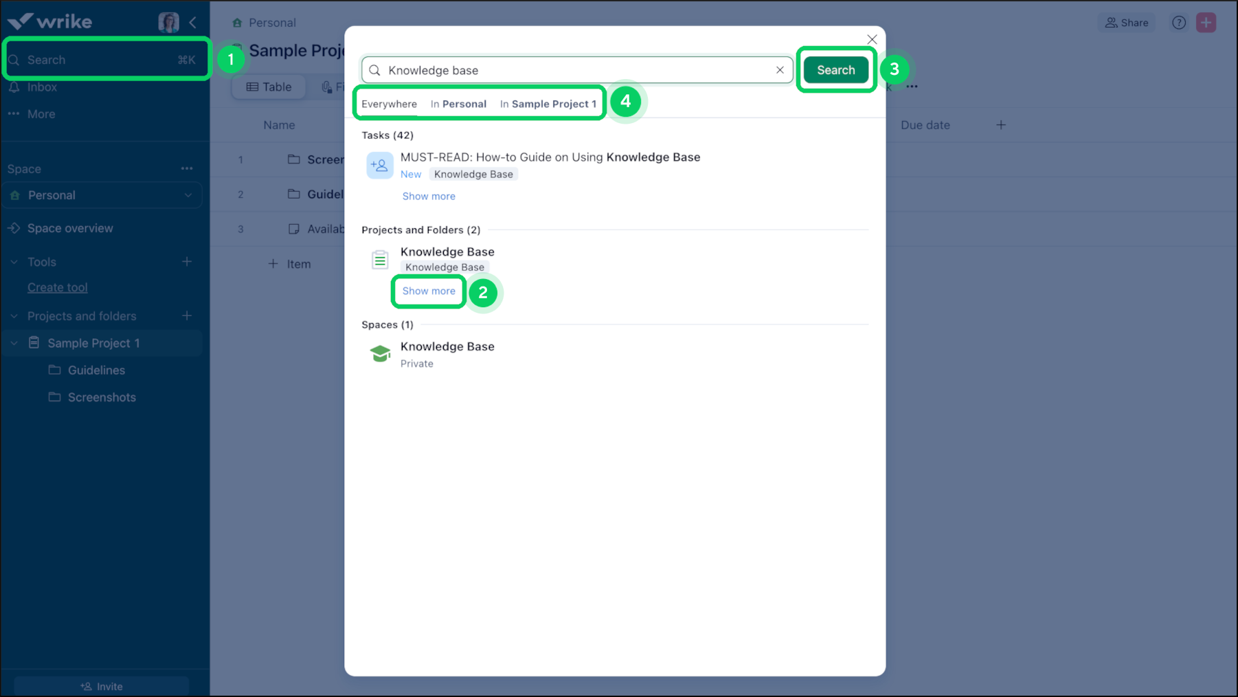 Using Workspace Search in Wrike – Wrike Help Center