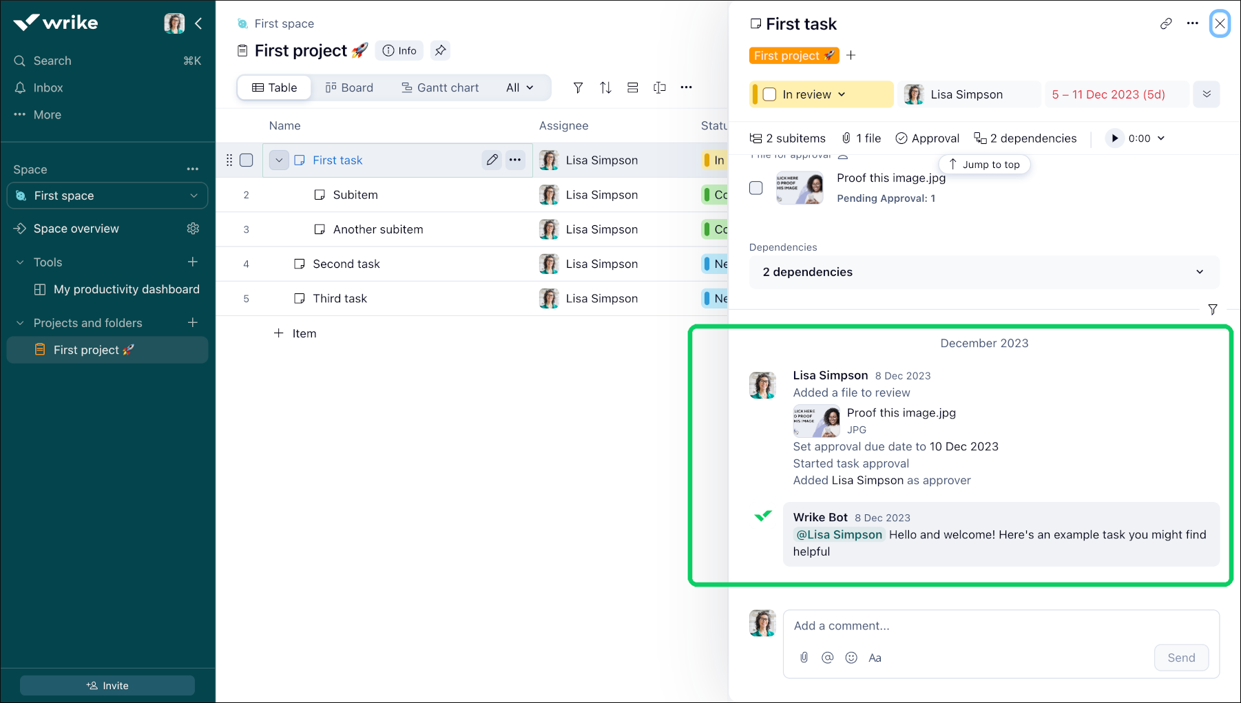 Streams in Wrike – Wrike Help Center
