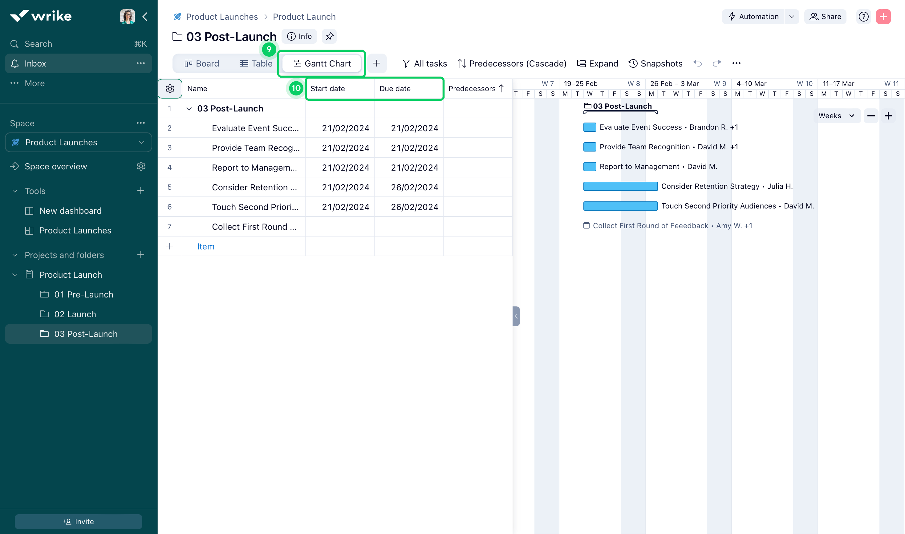 Scheduling a Task – Wrike Help Center