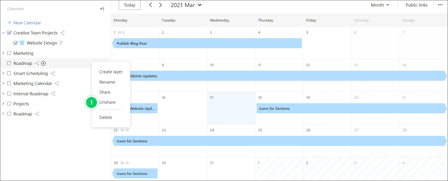 Deleting Calendars or Layers – Wrike Help Center