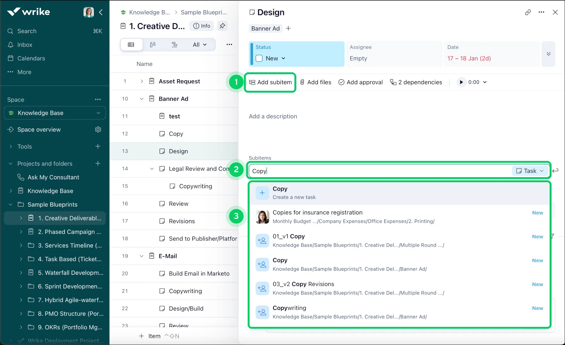 Convert A Task To A Subtask | How to make a summary task a regular task ...
