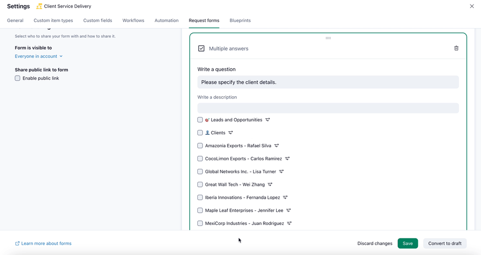 データベース内の名前フィールドを説明する画像