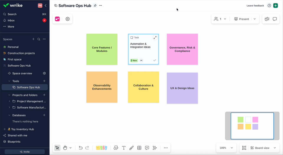 Import_Wrike_work_items_into_a_Whiteboard_as_stickies.gif