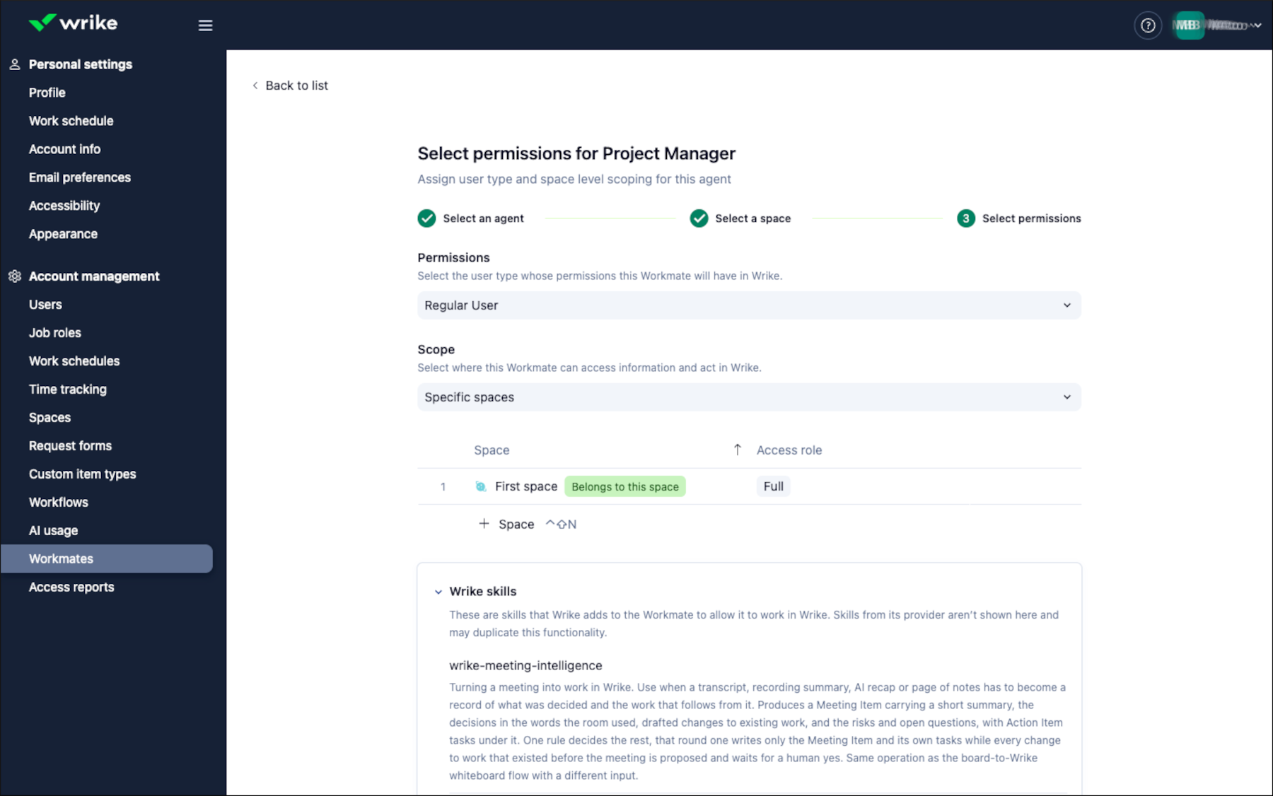 Connect Your agent to Wrike as a Workmate 6.png