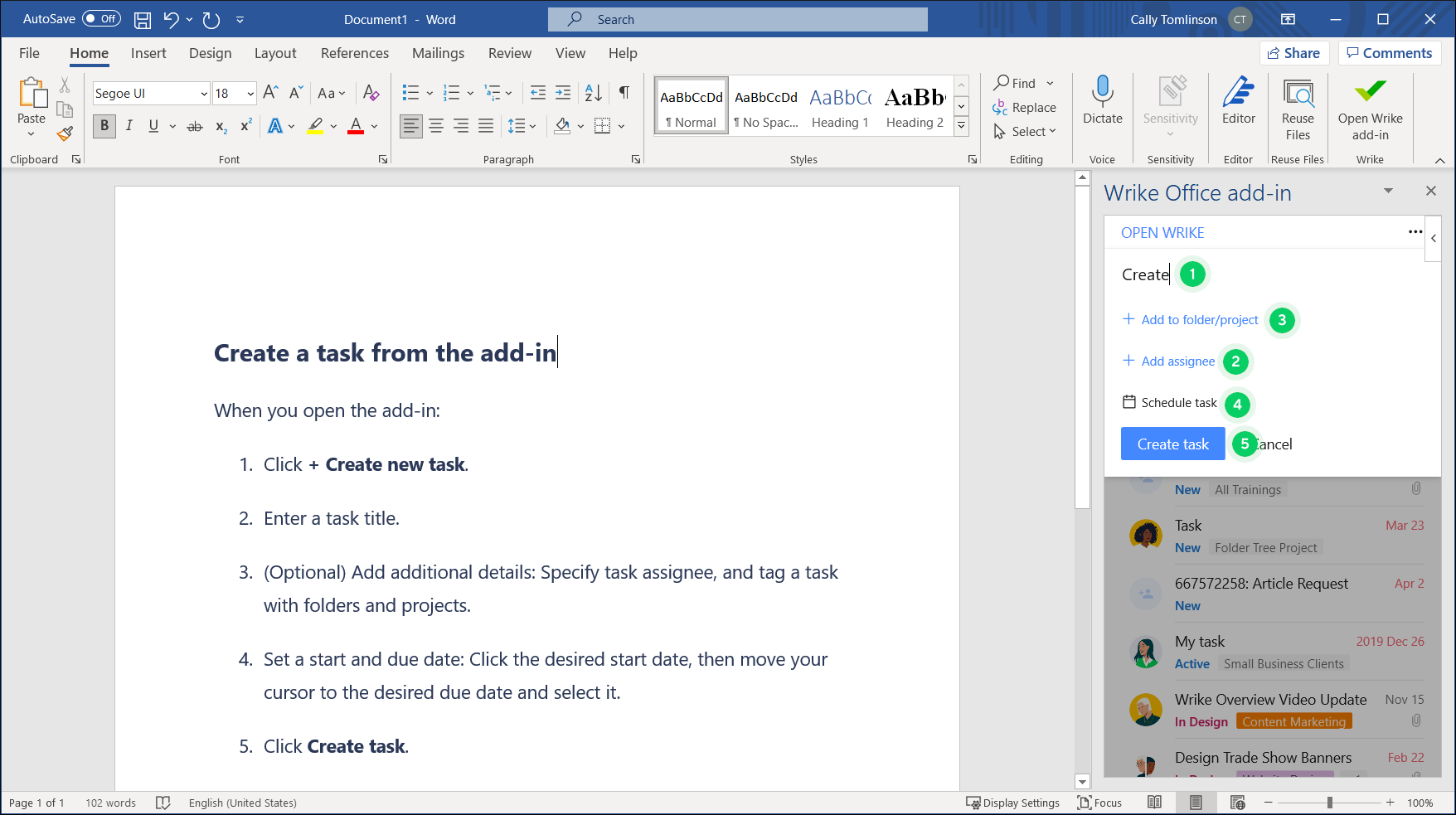 Creating_a_Task_From_the_Wrike_for_Office_Documents_Add-in-Create_a_task_from_the_add-in.png